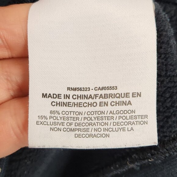 Nike Sweater Womens Medium Black Splatter Crew Neck Pullover Sweatshirt Swoosh - Picture 8 of 9